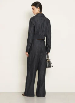 Marlenehose in Jeansoptik