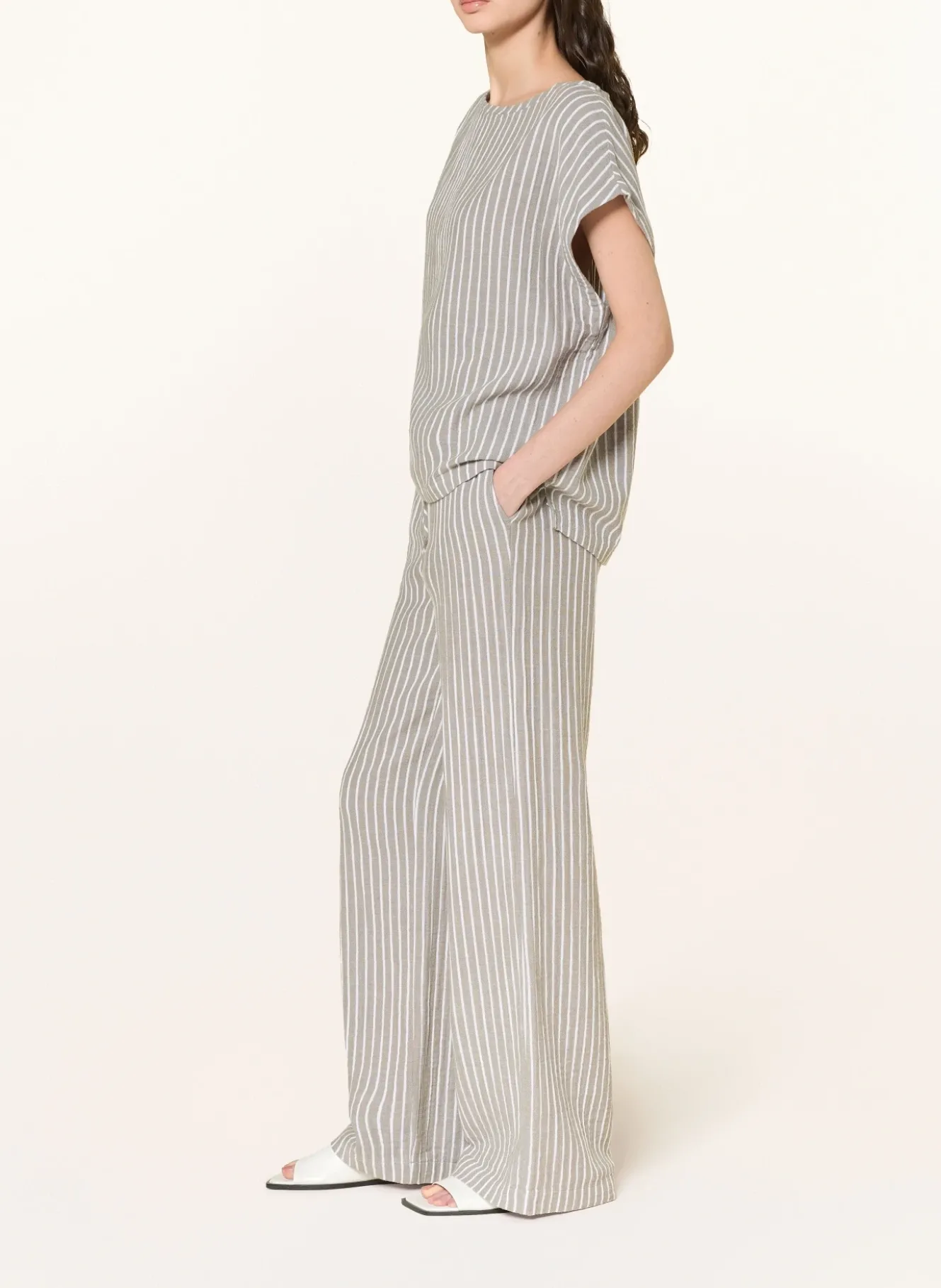 Marlenehose MARLEN aus Musselin