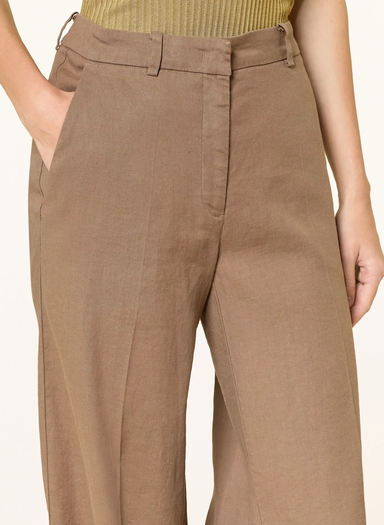 Marlenehose MIRA mit Leinen