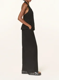 Marlenehose mit Leinen