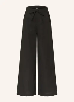 Marlenehose mit Leinen