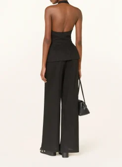 Marlenehose mit Leinen