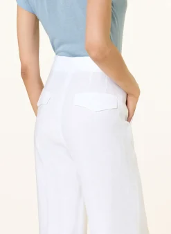 Marlenehose mit Leinen