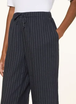 Marlenehose mit Leinen