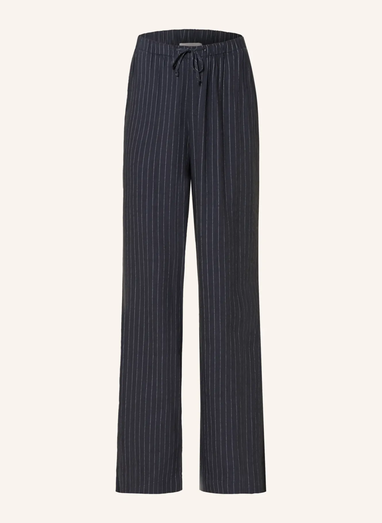 Marlenehose mit Leinen
