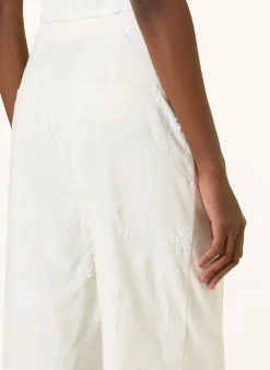 Marlenehose mit Pailletten
