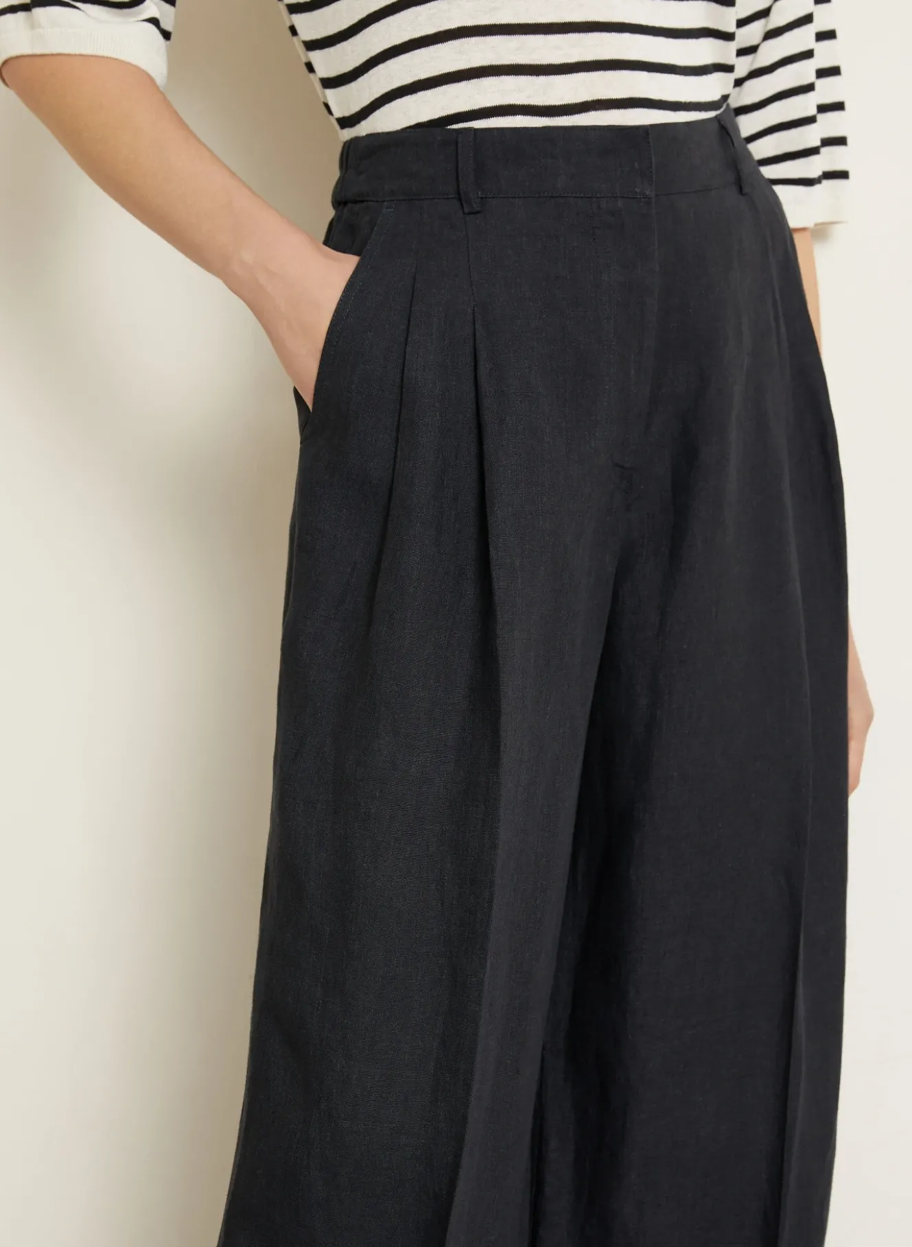 Marlenehose SANTORINI aus Leinen