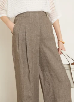 Marlenehose SANTORINI aus Leinen