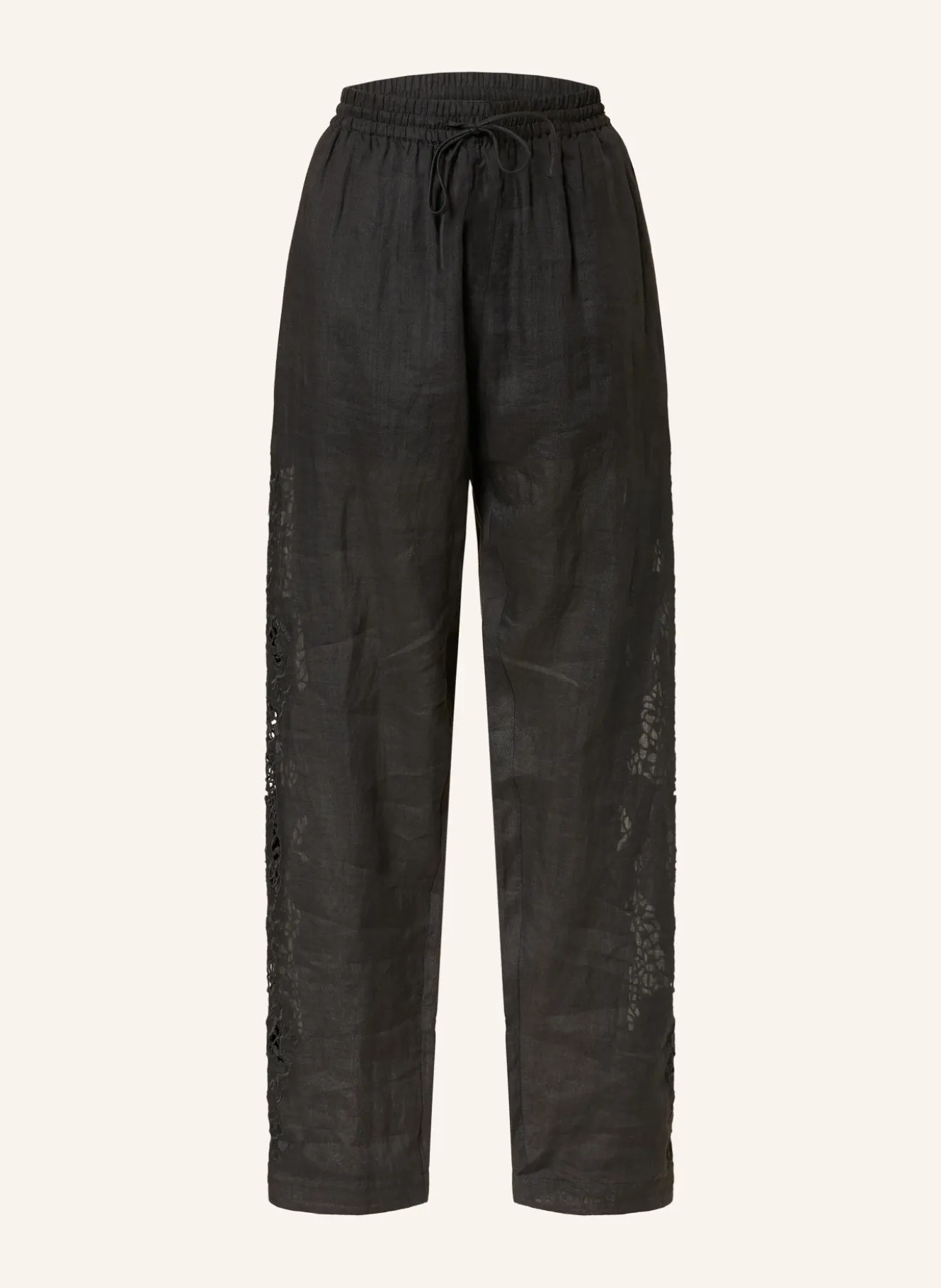 Marlenehose TRIKA mit Spitze