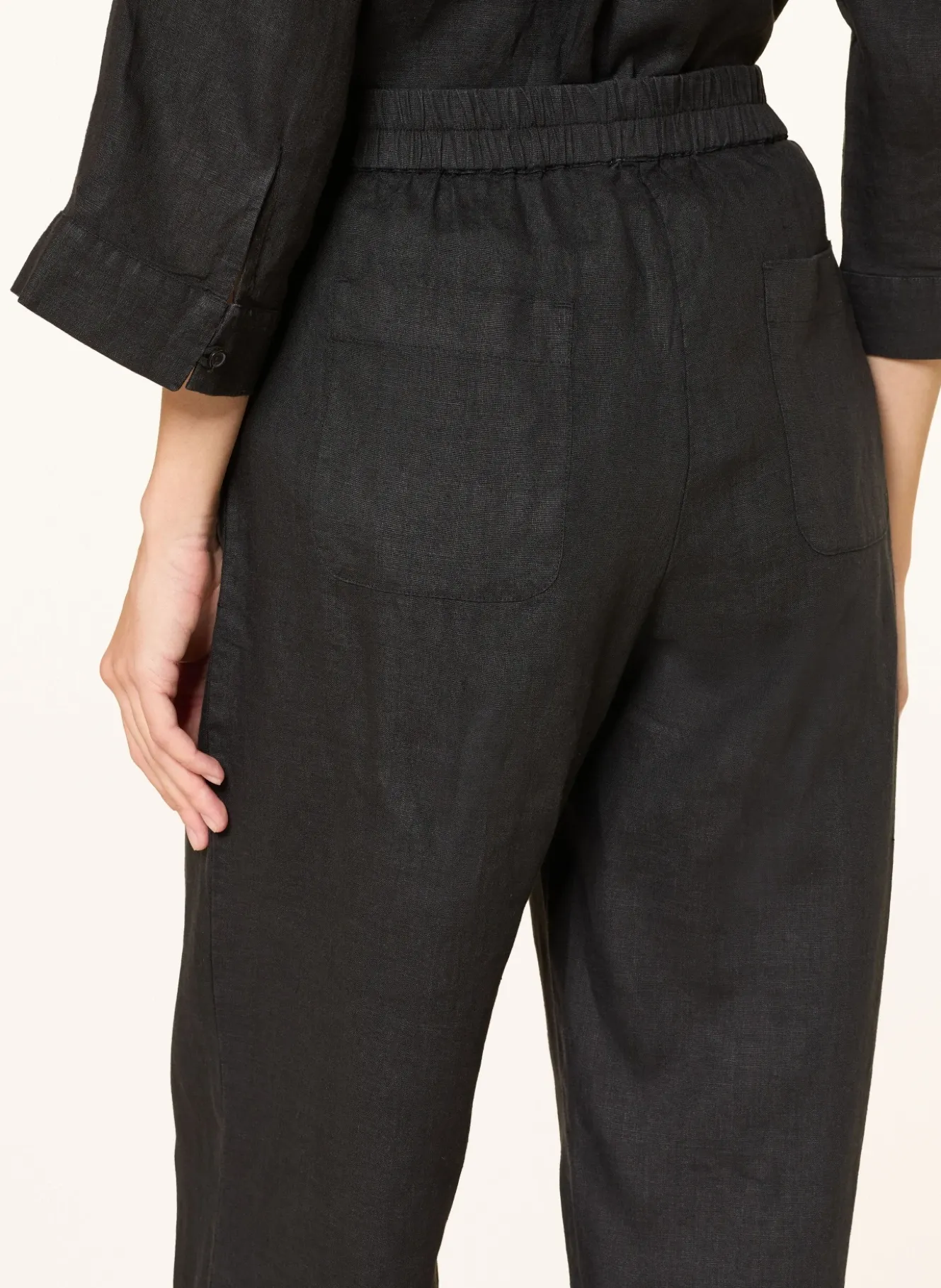 Marlenenhose ANTON aus Leinen