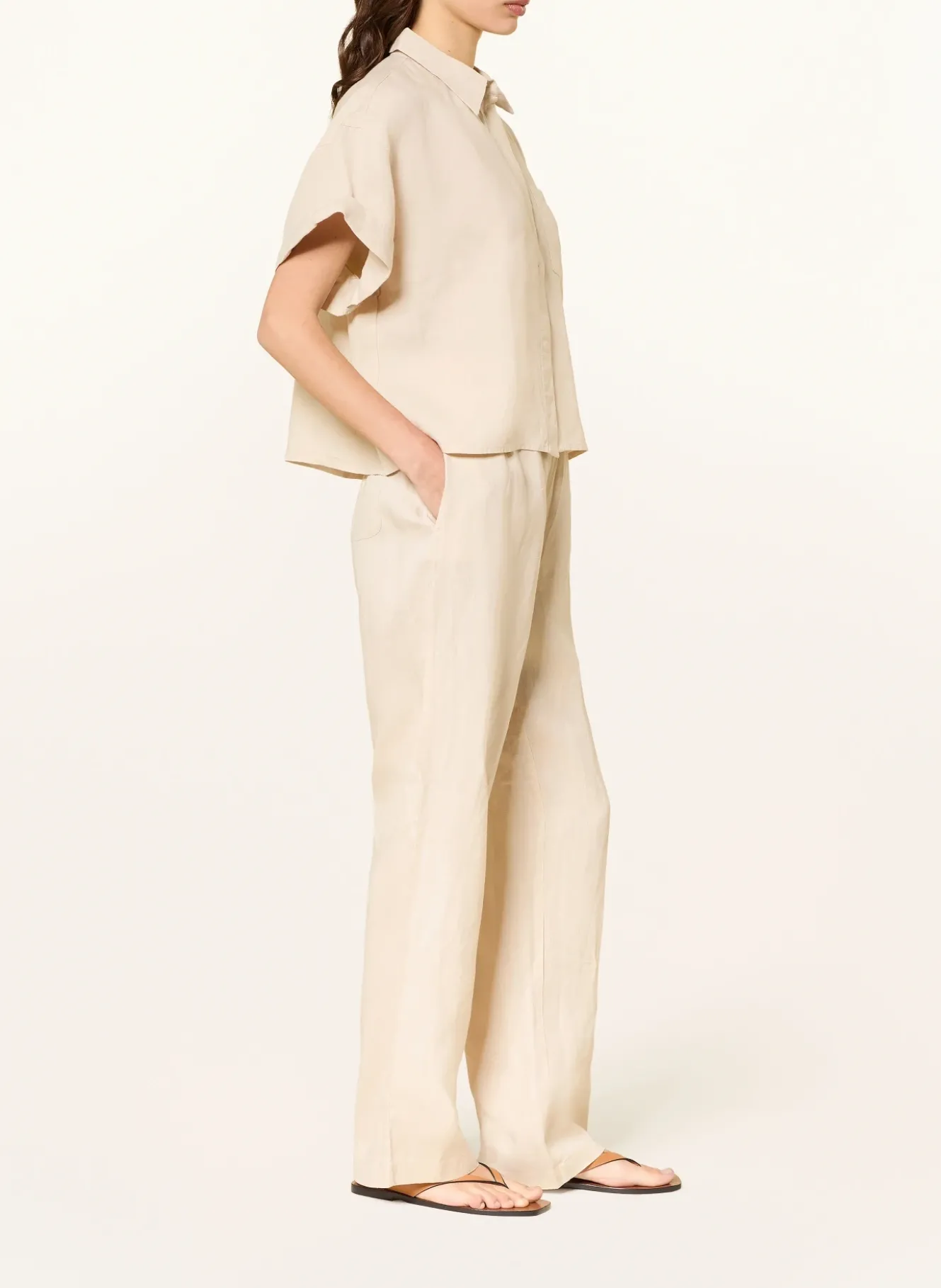 Marlenenhose ANTON aus Leinen
