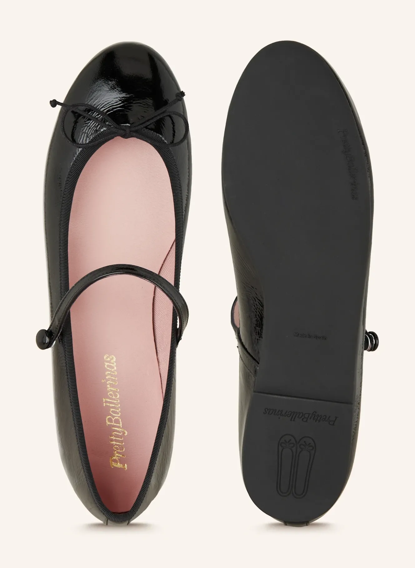 Mary-Jane-Ballerinas IPNOTIC aus Lack