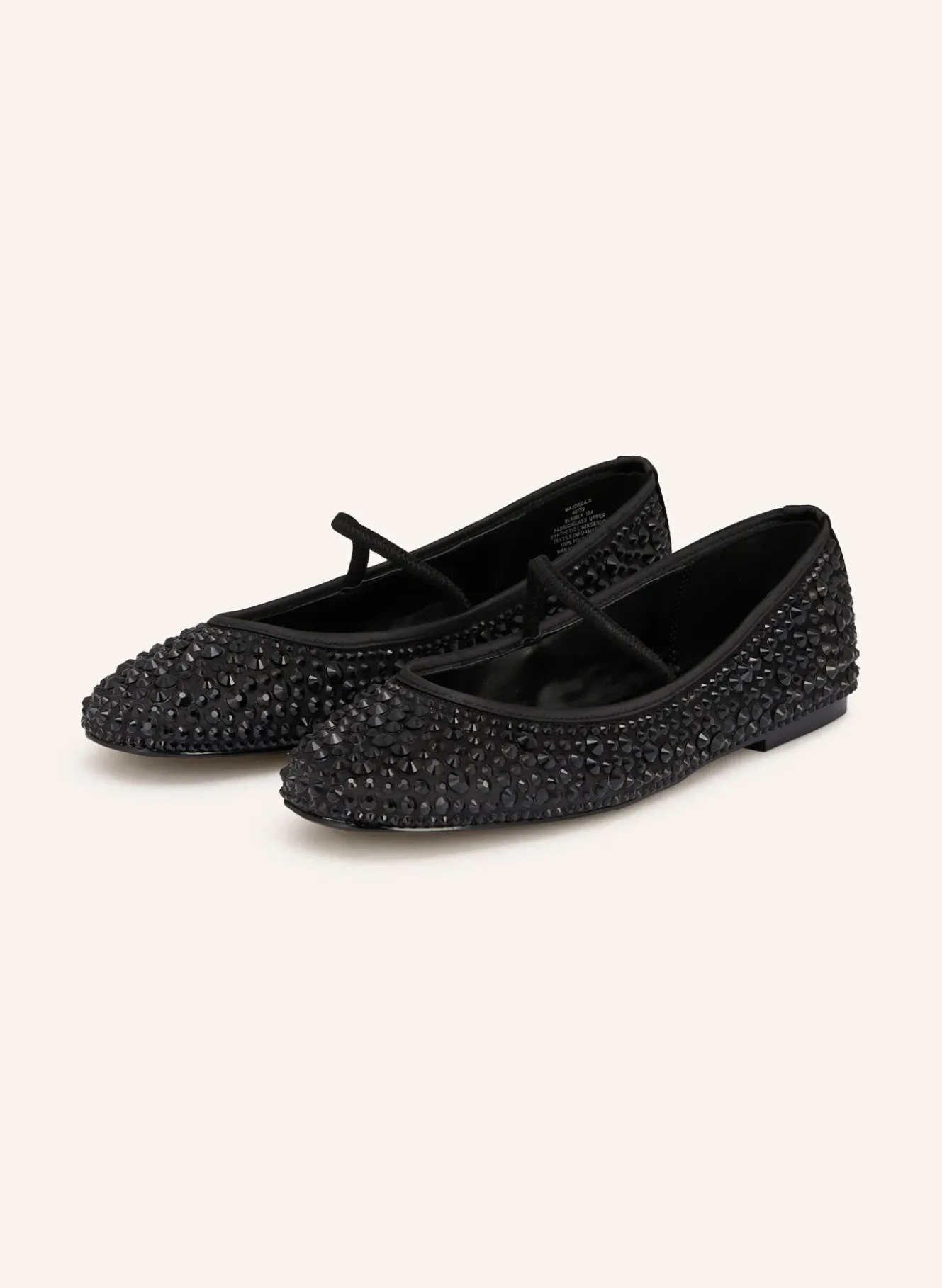 Mary-Jane-Ballerinas MAJORCA mit Schmucksteinen