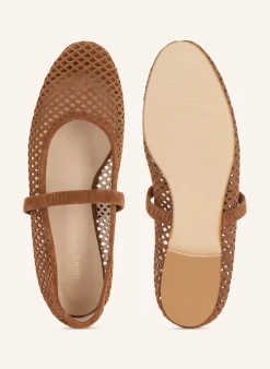 Mary-Jane-Ballerinas mit Cut-outs