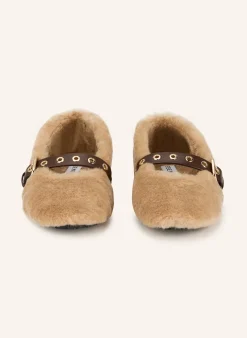 Mary-Jane-Ballerinas TOASTY aus Kunstfell