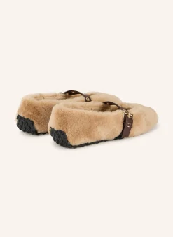 Mary-Jane-Ballerinas TOASTY aus Kunstfell