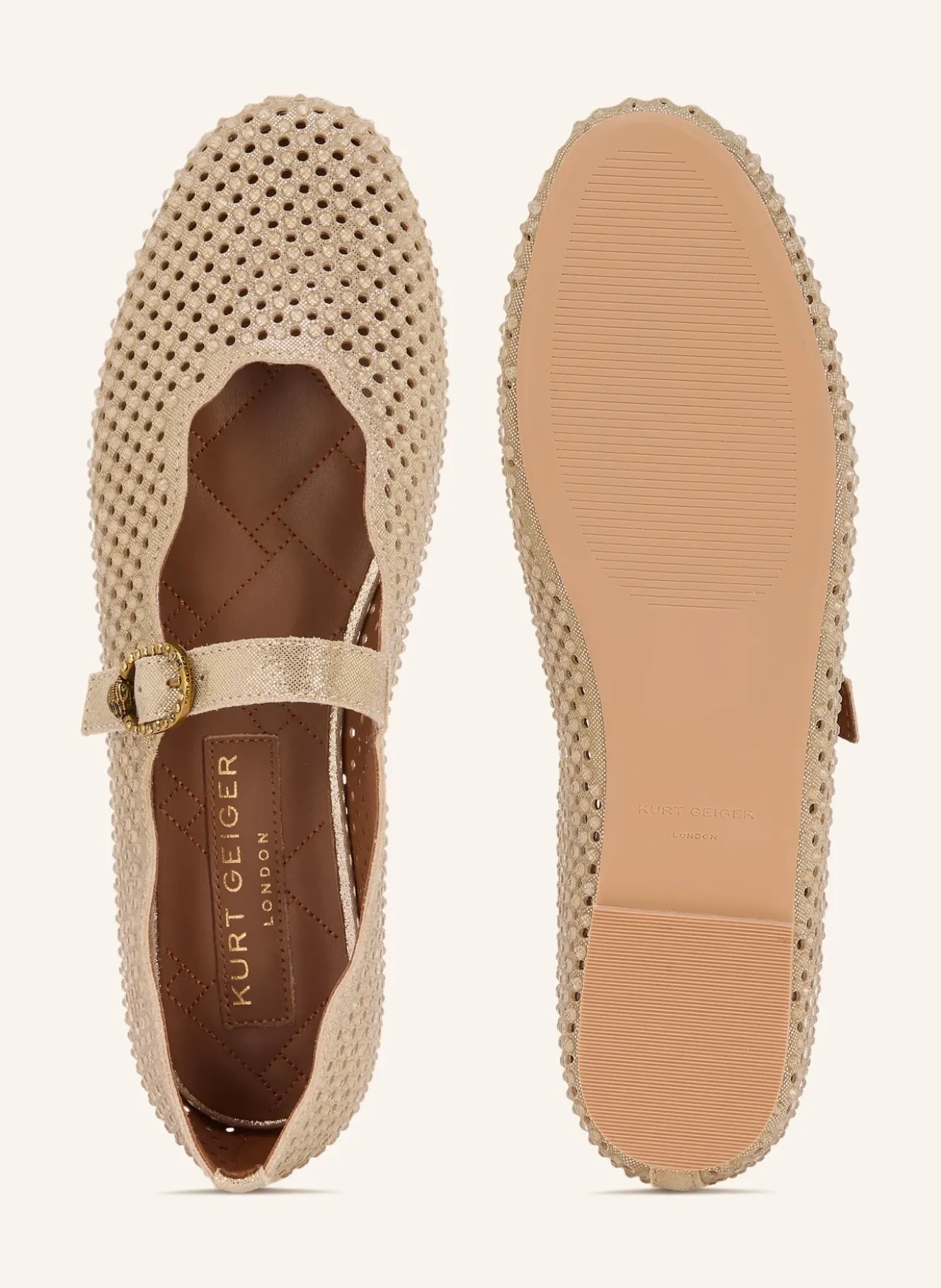 Mary-Jane-Ballerinas WAVY MAYFAIR mit Schmucksteinen