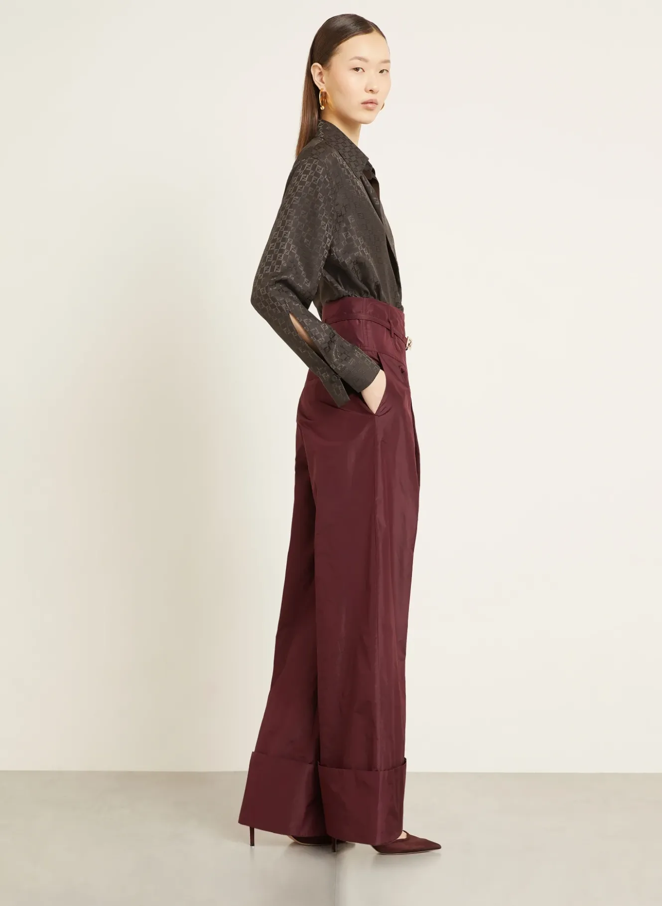 Merlenehose aus Seide