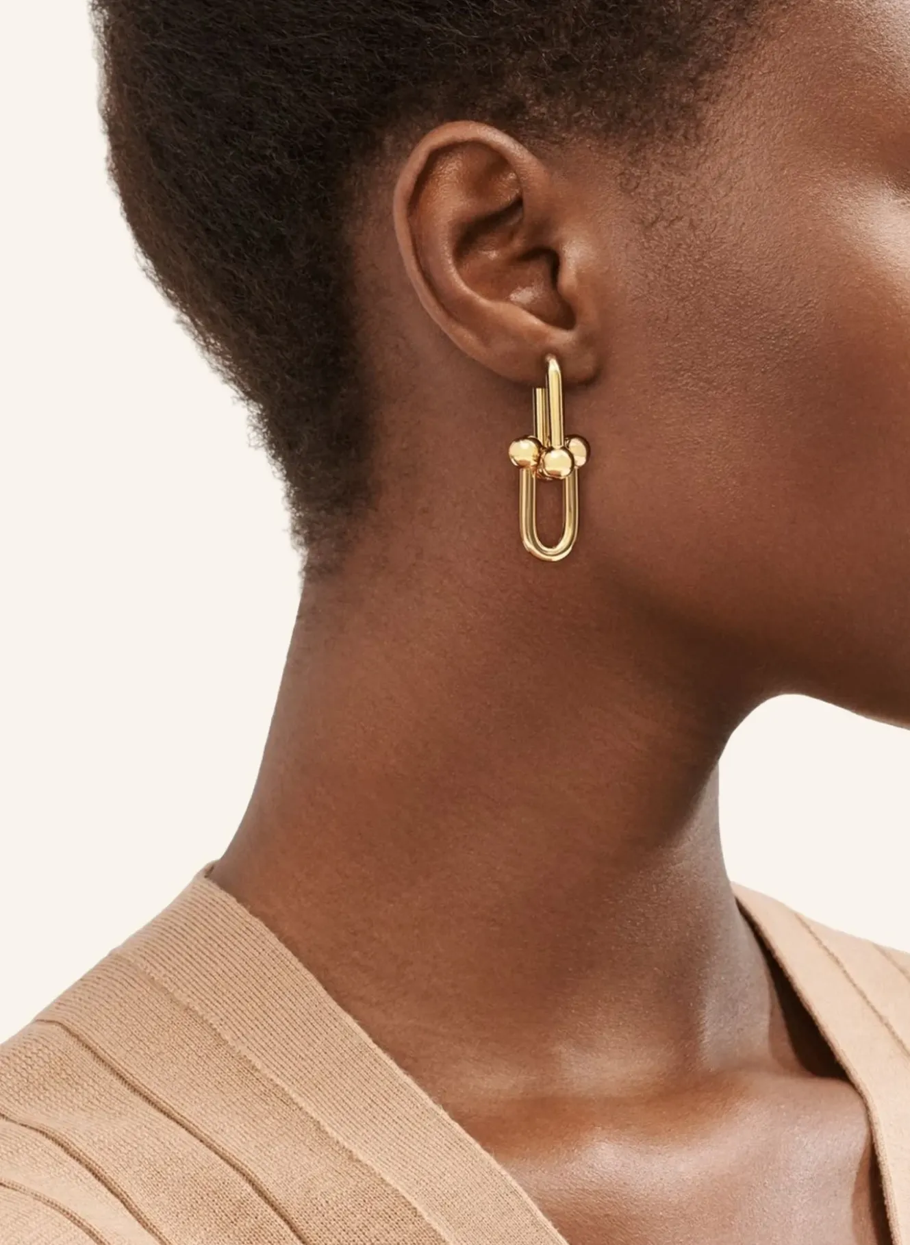 Ohrringe TIFFANY HARDWEAR aus 18 Karat Gelbgold