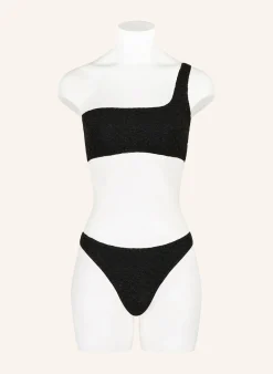 One-Shoulder-Bikini mit Glitzergarn