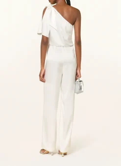 One-Shoulder-Jumpsuit aus Satin