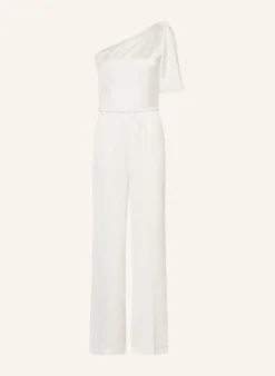 One-Shoulder-Jumpsuit aus Satin
