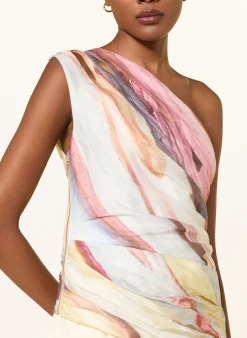 One-Shoulder-Top CAPTURE mit Schmuckperlen