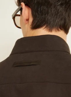 Overjacket aus Leinen