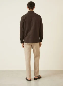 Overjacket aus Leinen