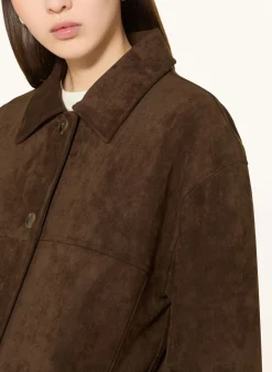 Overjacket in Lederoptik