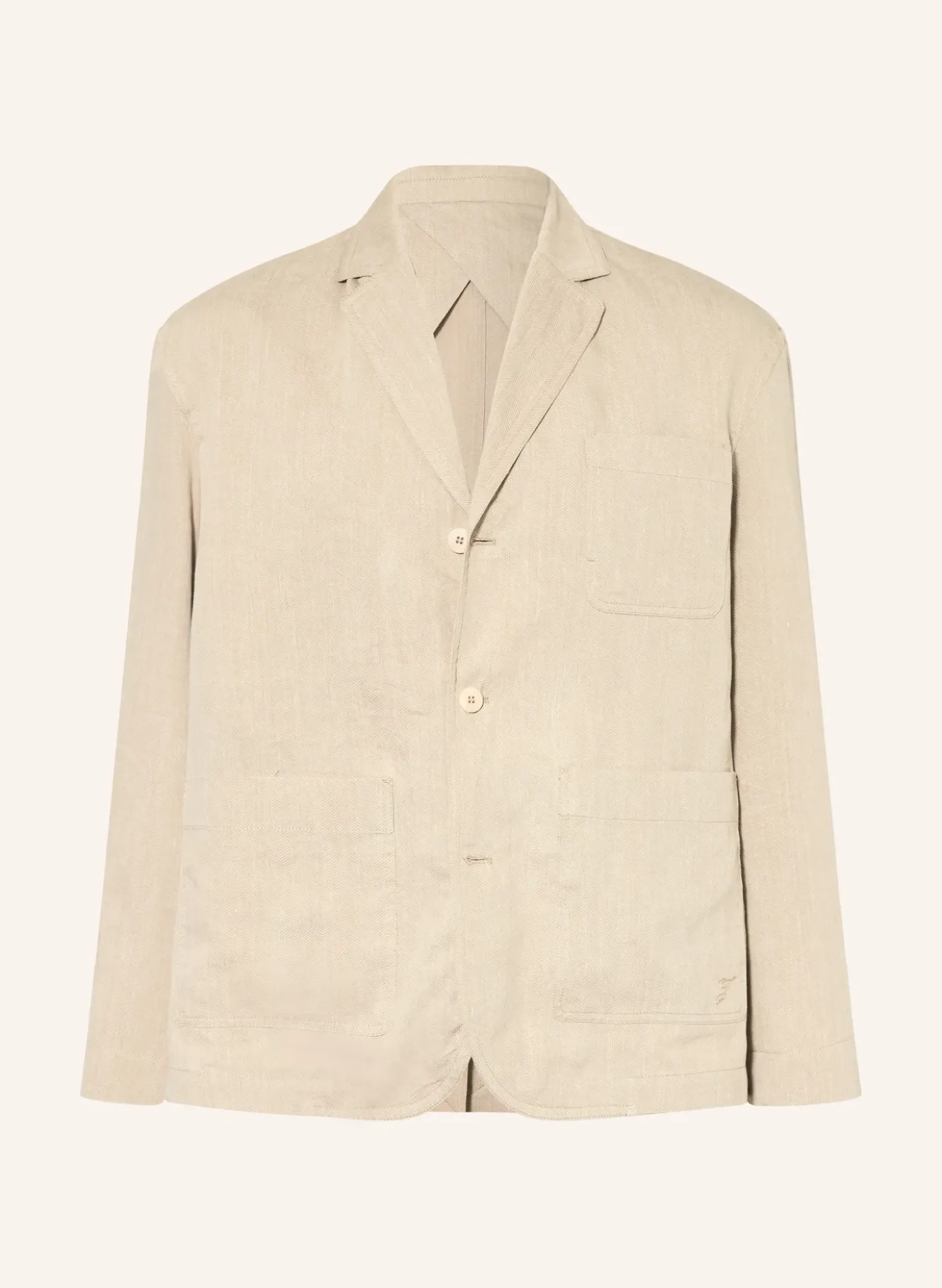 Overjacket LA VESTE PASTRO mit Leinen