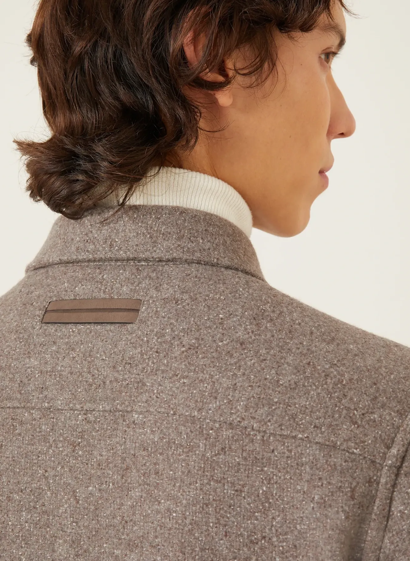 Overjacket mit Cashmere und Seide