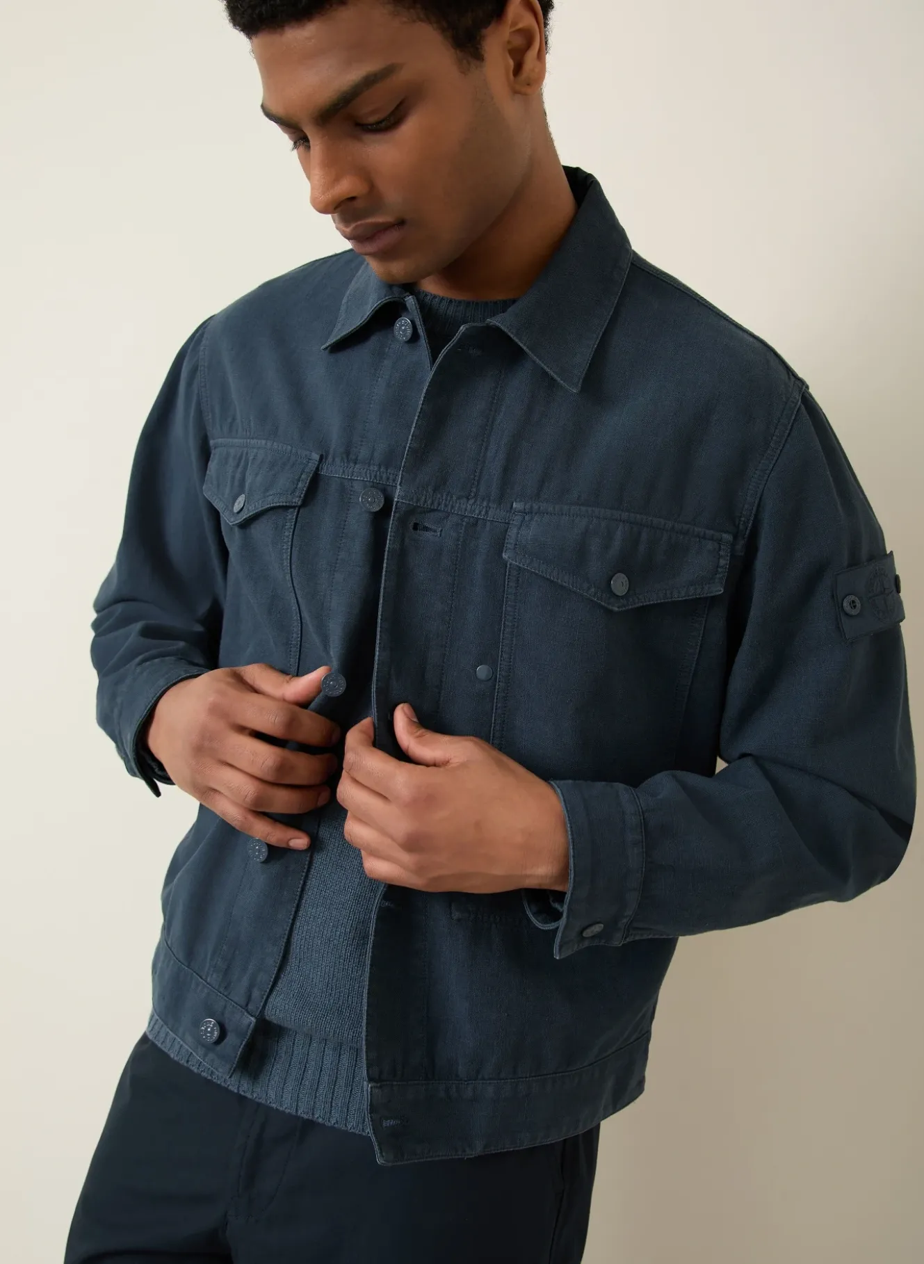 Overjacket mit Leinen
