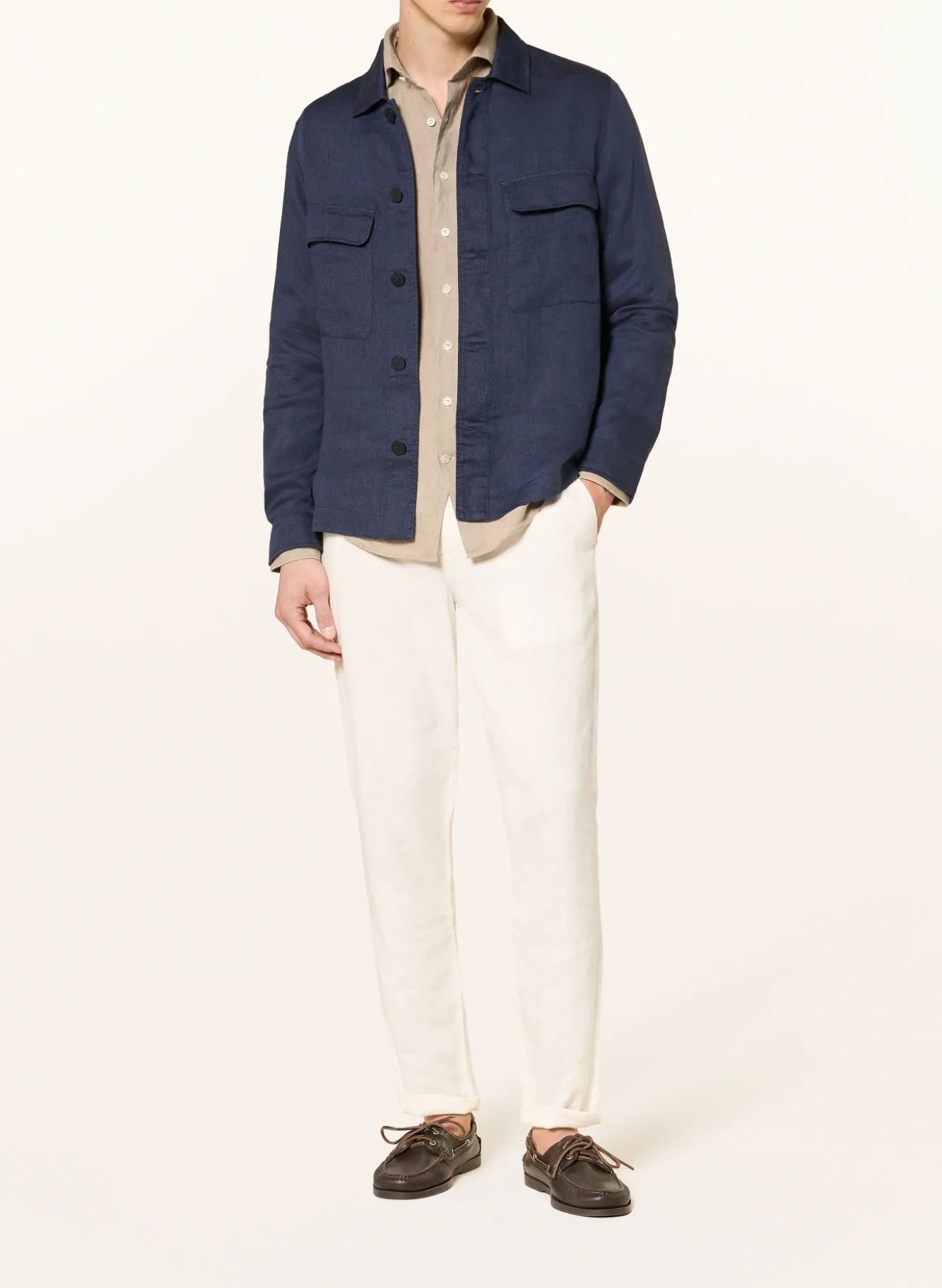 Overshirt aus Leinen