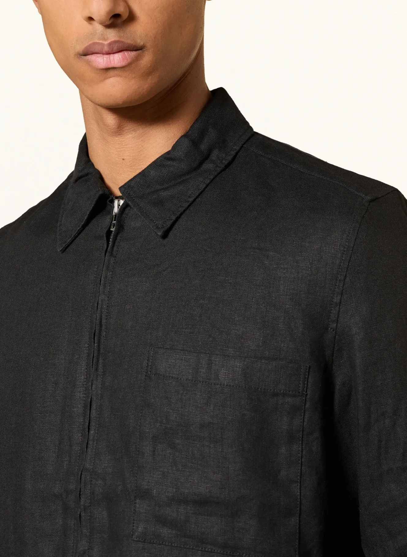Overshirt aus Leinen