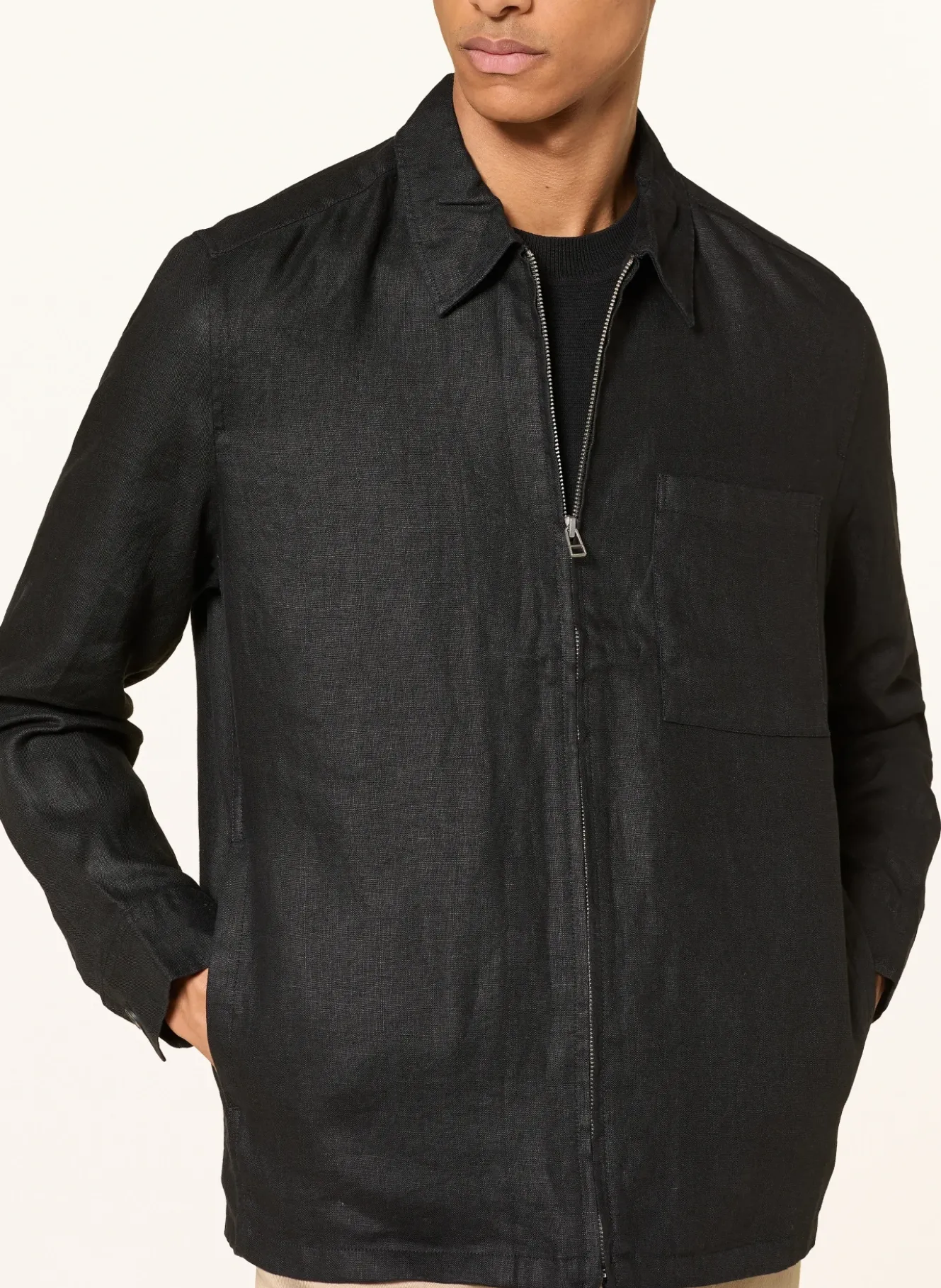 Overshirt aus Leinen