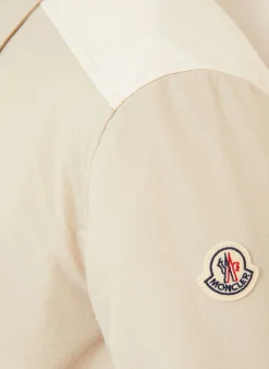 Overshirt im Materialmix
