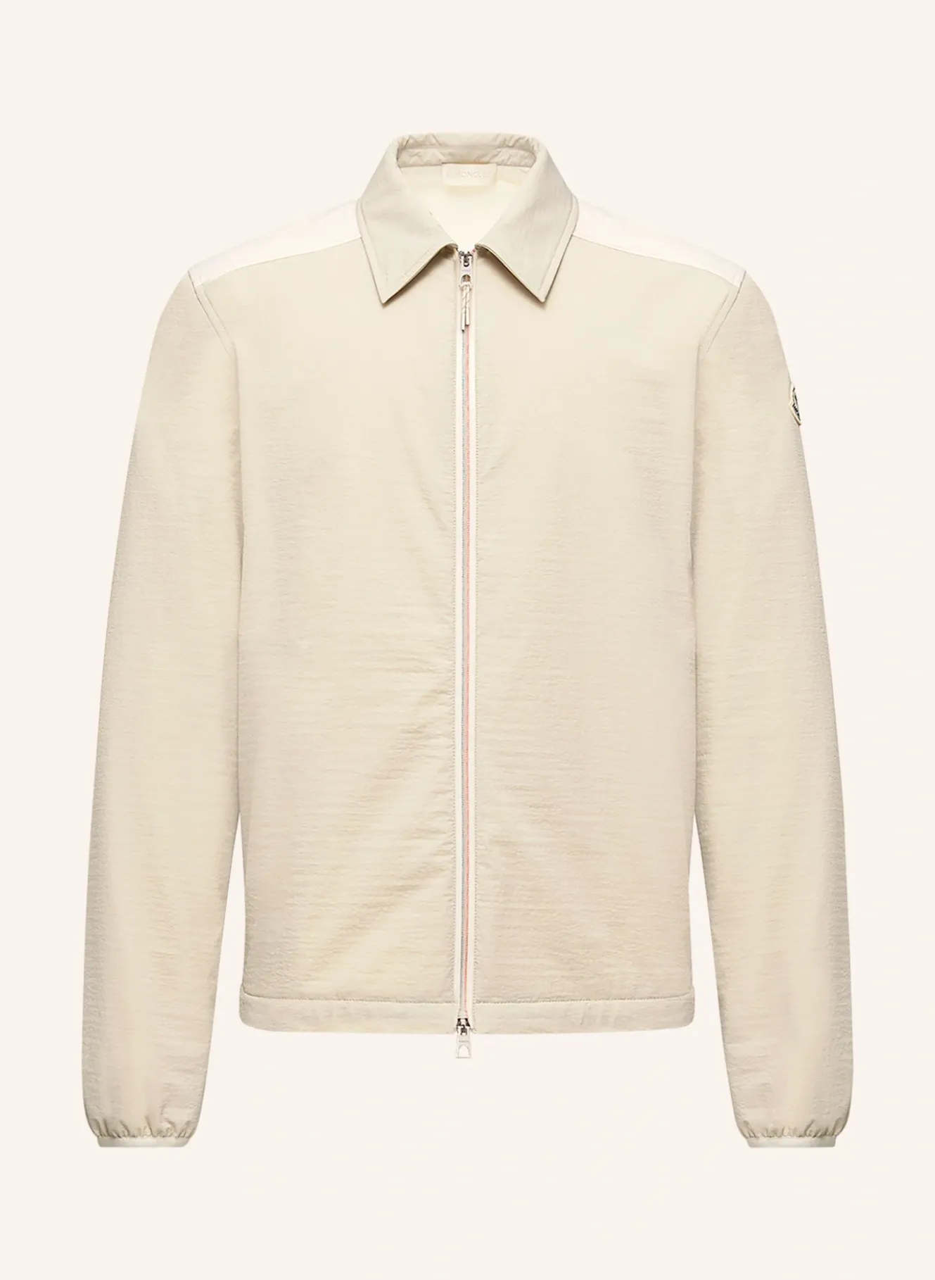 Overshirt im Materialmix