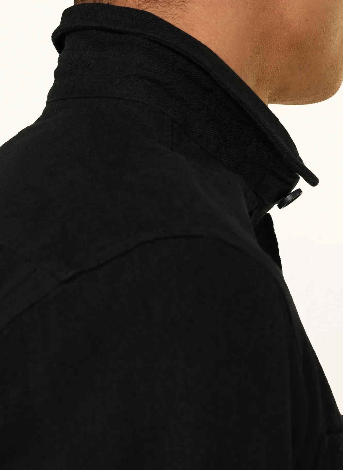 Overshirt mit Leinen