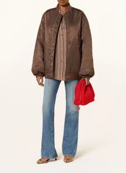 Oversized-Blouson ASTRA aus Satin