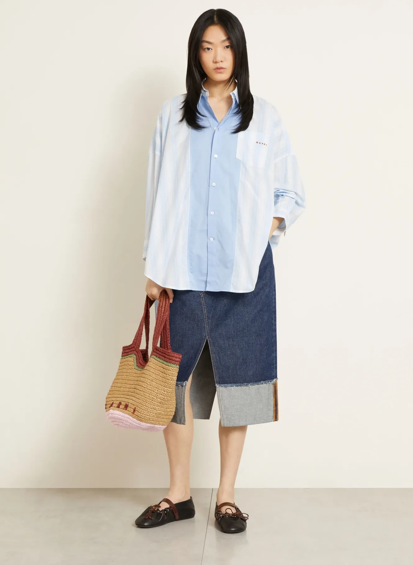Oversized-Hemdbluse