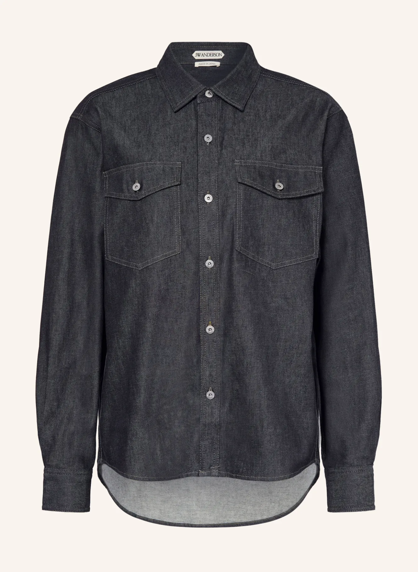 Oversized-Jeansbluse