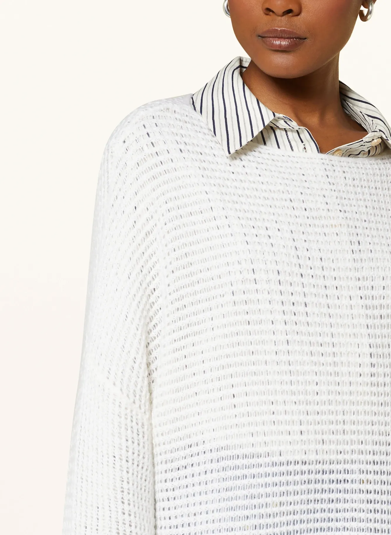Oversized-Pullover mit Cashmere