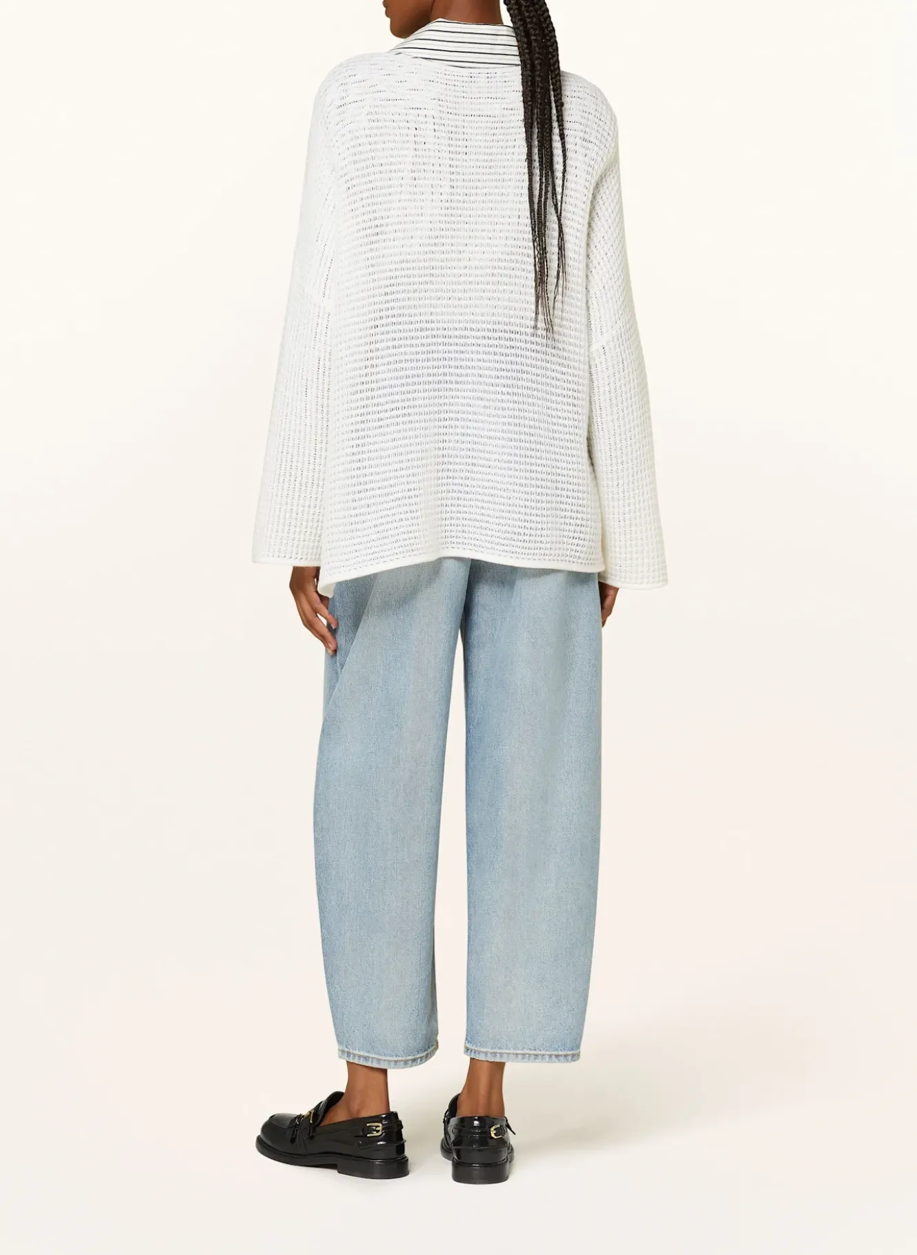 Oversized-Pullover mit Cashmere