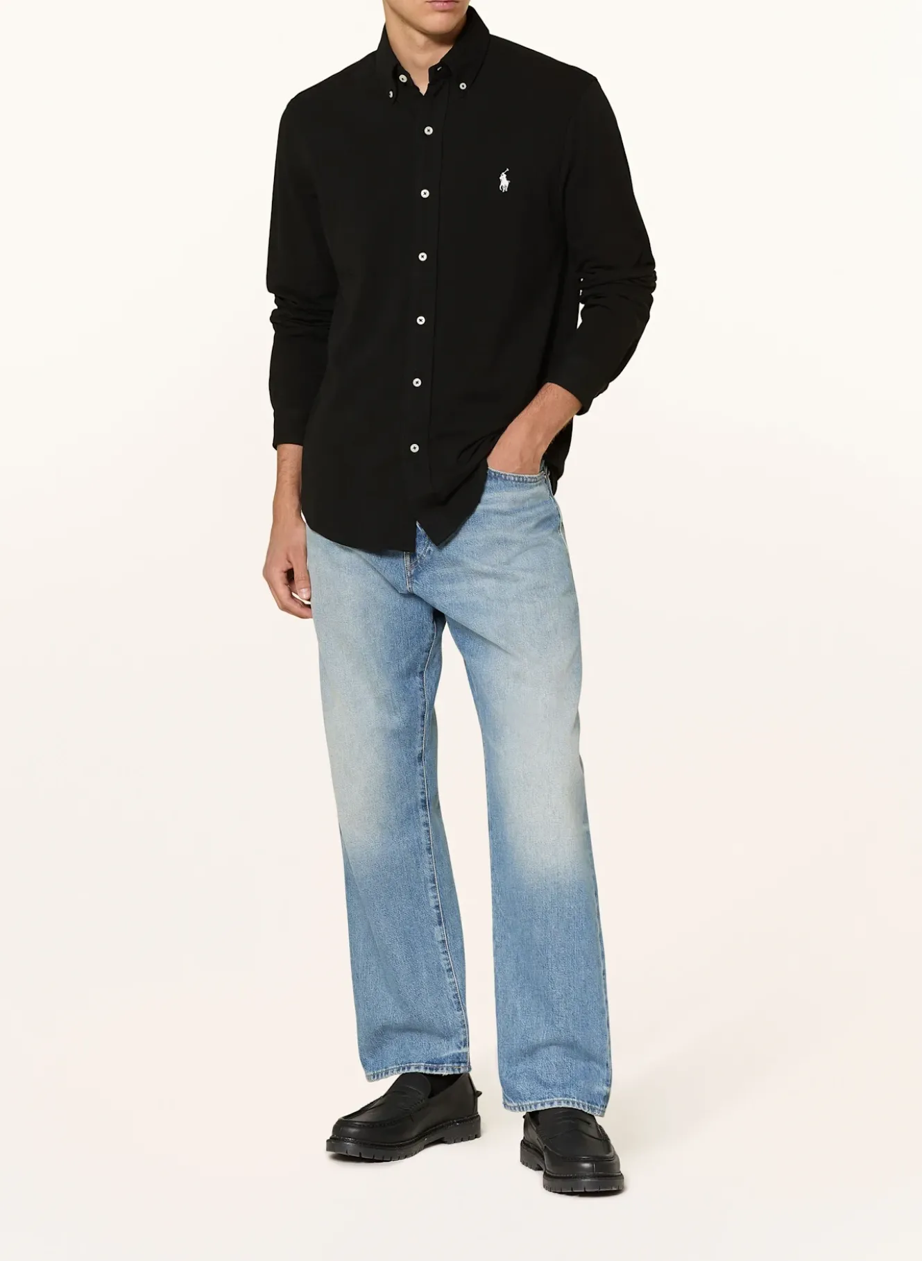 Piqué-Hemd Custom Fit