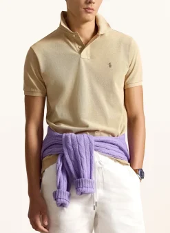 Piqué-Poloshirt Custom Slim Fit