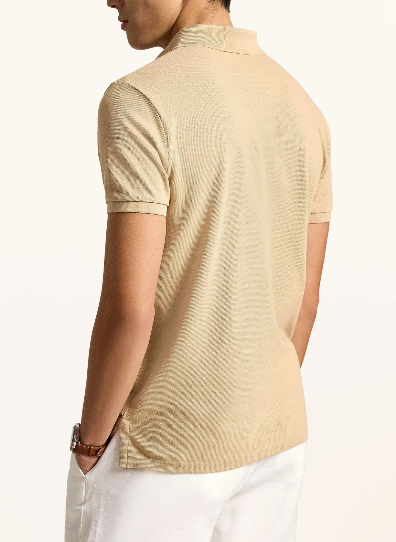 Piqué-Poloshirt Custom Slim Fit