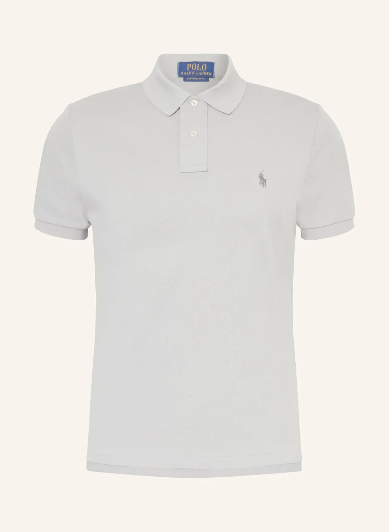 Piqué-Poloshirt Custom Slim Fit