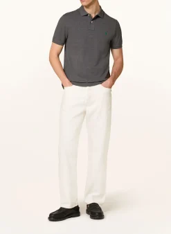 Piqué-Poloshirt Custom Slim Fit
