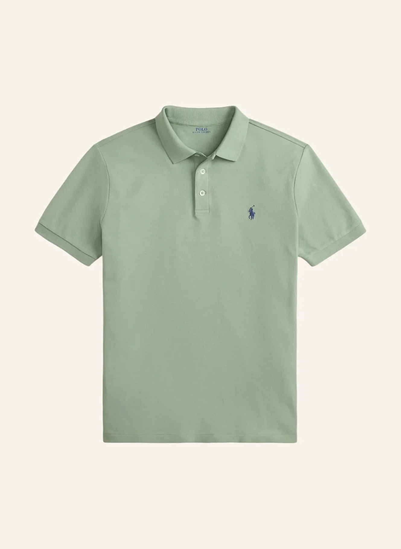 Piqué-Poloshirt Custom Slim Fit